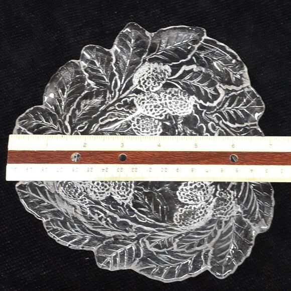 Vintage glass Indiana Glass Fenton Triangle Fruit Bowl Dish Logan… - Picture 6 of 7